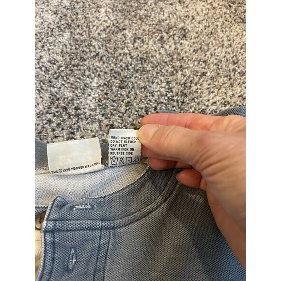 Looney Tunes Warner Bros Tasmanian Devil Taz Long Sleeve Pullover Shirt XL - Picture 7 of 9